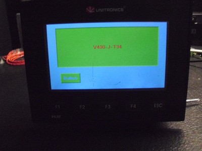 UNITRONICS V430-J-TR34, V430 SERIES PLC/COLOR TOUCHSCREEN HMI