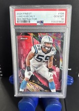 2024 Topps Finest - Uncommon Luke Kuechly #106 Red Refractor /5 HOF PSA 10