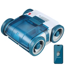ACORN Wall Climb Pool Robot Cordless Automatic Pool Vacuum Cleaner Wi-Fi Control