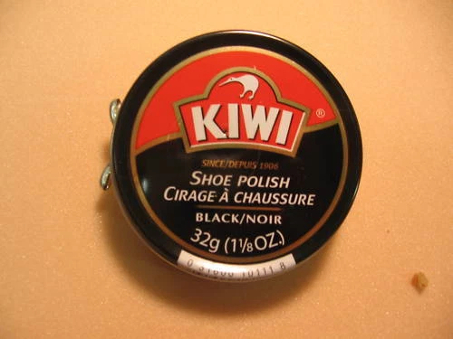 Kiwi shoe shop polish blue