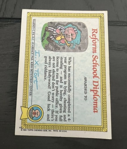 Garbage Pail Kids Series 1 1985 completa tu conjunto GPK 1st U Pick OS1 2/2 LEER - Imagen 152 de 258