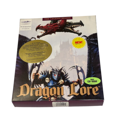 Jeu Vidéo Dragon Lore : La Légende Commence - Version PC Big Box FR Avec Notice - Bon état