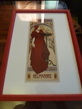 Game of Thrones Melisandre Art Nouveau Print [Framed]