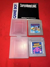 Super Mario Land (Nintendo Game Boy, 1989) and Space Invaders