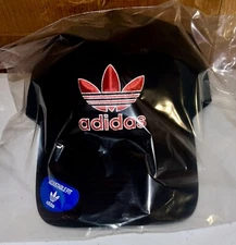 ADIDAS Originals Icon Snapback 2.0 Men’s Hat Cap Black/Vivid Red GA5636 NEW