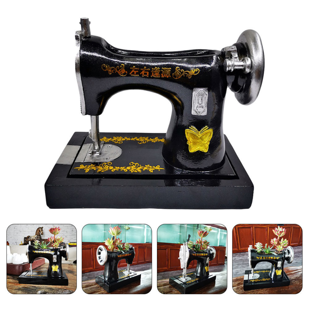 Sewing Room Plant Pots Machine Unique Flower Succulent Planter