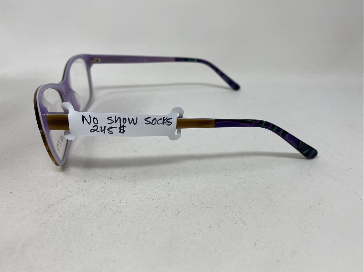 NW 77TH NO SHOW SOCKS PURPLE TORTOISSE FRAMES EYEGLASSES 58-18-145 s-l1200.jpg main image 4