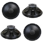New 4Pack 15" Subwoofers Replacement Speakers 8ohm 4Woofers Dj Pa Home Audio