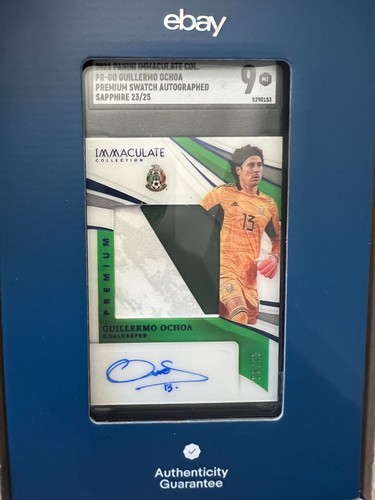 2021 Immaculate Soccer Guillermo Ochoa Mexico goalkeeper Premium Patch Auto /25 - Picture 19 of 19