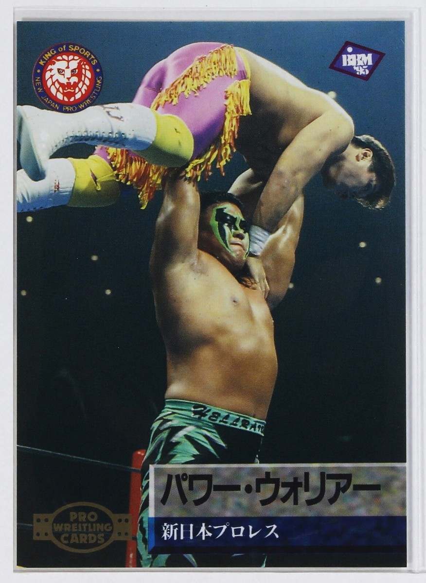 POWER WARRIOR - 1995 BBM Pro-Wrestling Trading Card | eBay