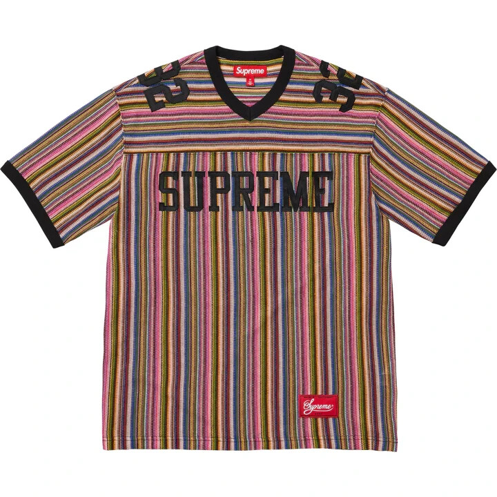 シャツ Supreme Open Knit Football Top Multi XXL Supreme Open Knit Football Top Multi | eBay