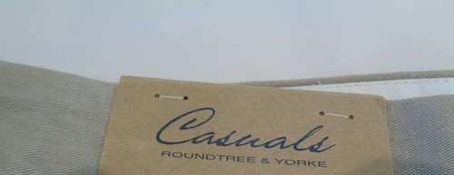 Casuals Roundtree & Yorke Size 44 RELAXED FIT Khaki New Mens Flat Front Shorts - Picture 10 of 12