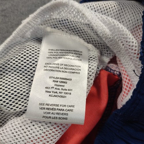 Big Chill Swim Trunks Boys 4 Mesh Lining Drawstring Red Blue Hammerhead Shark - Picture 6 of 11