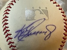 Griffey Jr 2000 UDA 453/500 Reds Opening Day Auto. Baseball W/Certificate & Box