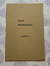 Title Publishing Company LAND MENSURATION Brochure 1950's 5" X 8"