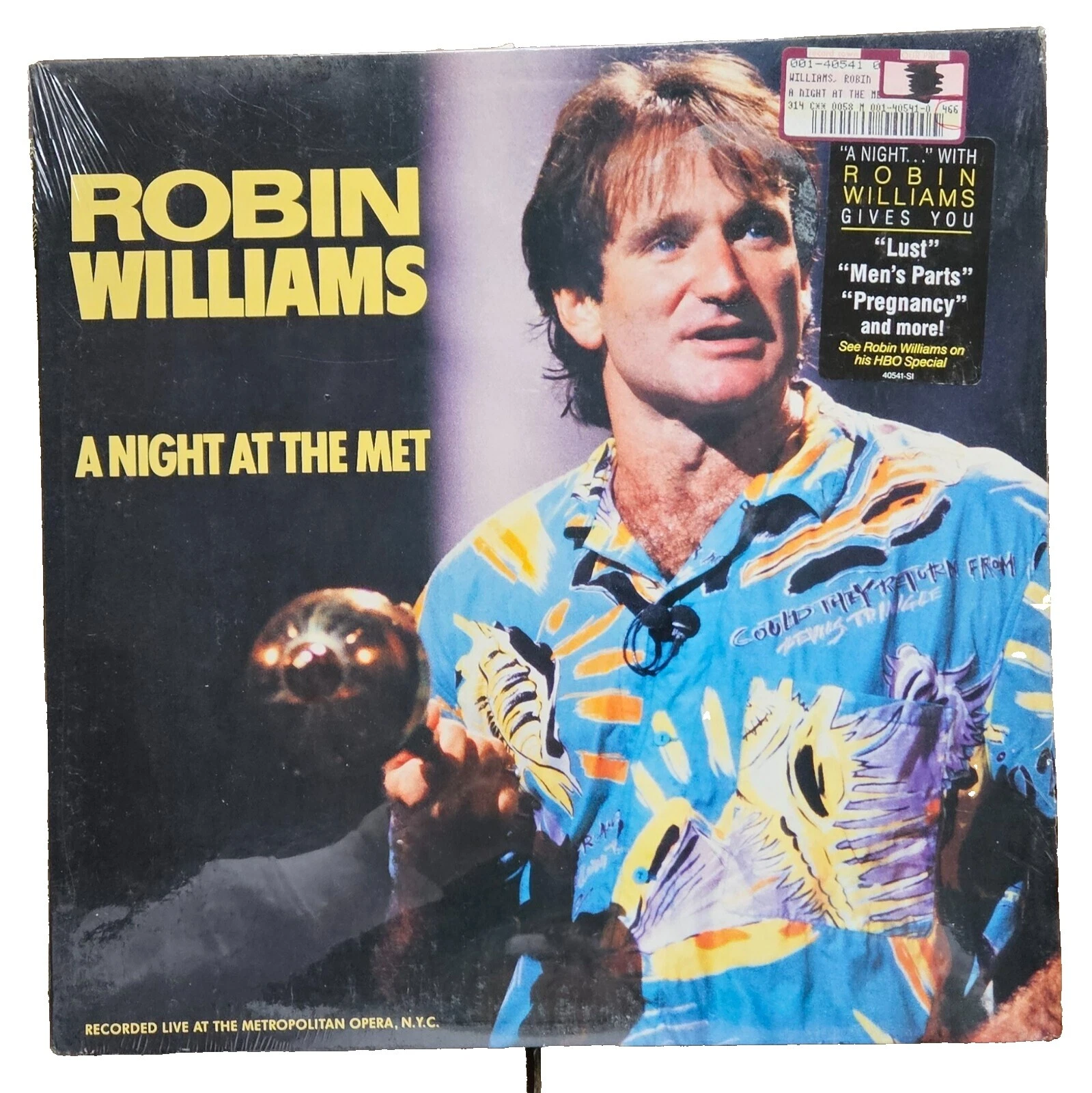 Discos de vinilo en vivo de comedia/música novedosa