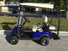 Blue Termite 36V Mini Golf Cart 4 Passenger Seat Top Aluminum Cricket