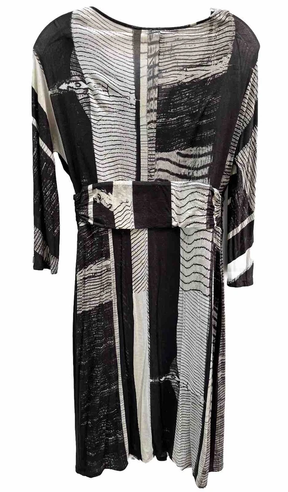 Vestido Max Mara Italia Jersey Elástico Tejido Cuello en V Busto Mejorador Talla 44 EE. UU. 8-10 M Foto 2 de 4