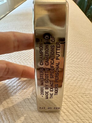 Scotty Cameron, Tiger Woods 2001 Maters' Champion