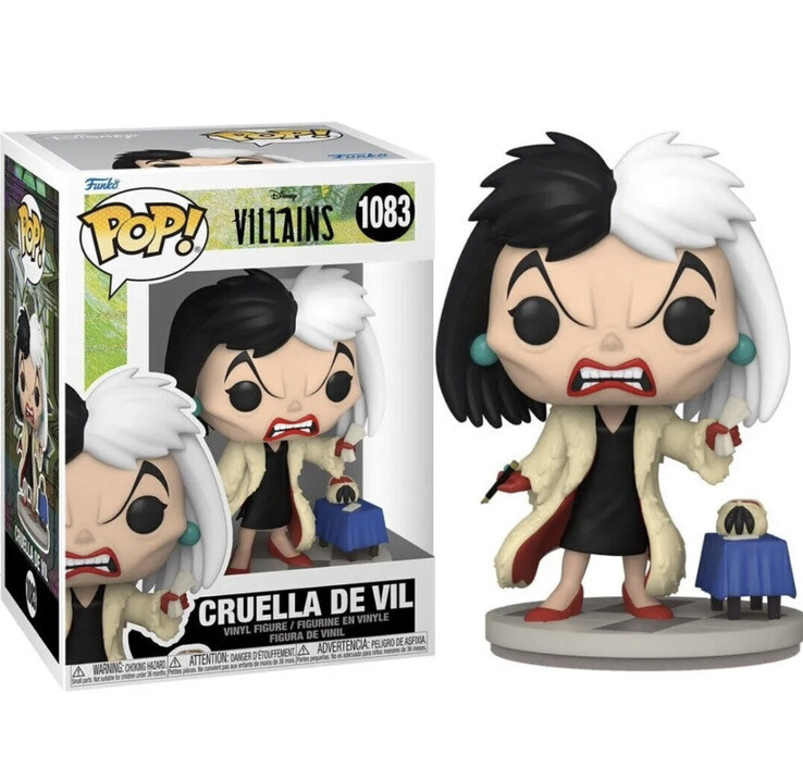 Funko Pop - Villanos Disney - Cruella de Vil #1083 - Figura Vinilo - Nuevo En Caja