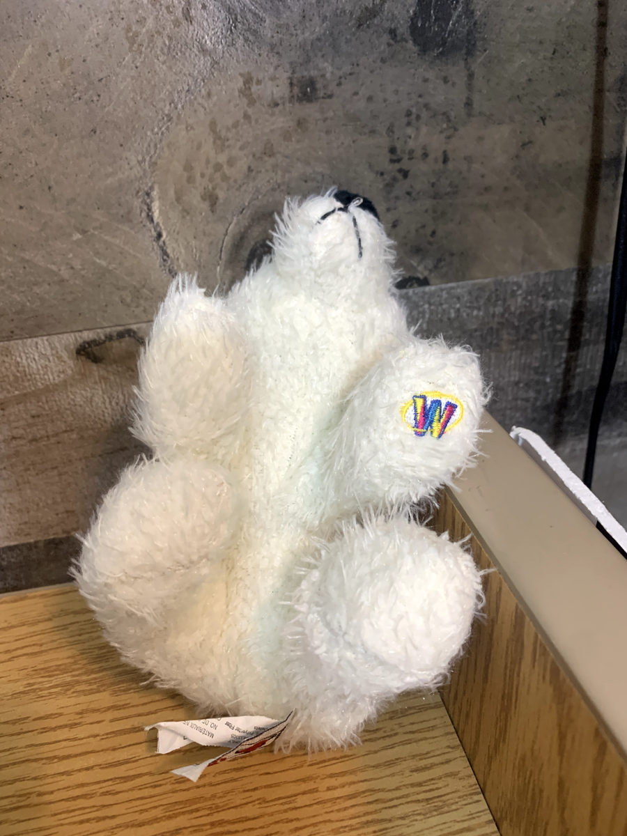 HS116 LIL KINZ' POLAR BEAR WHITE GANZ Webkins Plush Stuffed HS116 LIL KINZ' POLAR BEAR WHITE GANZ Webkins Plush Stuffed