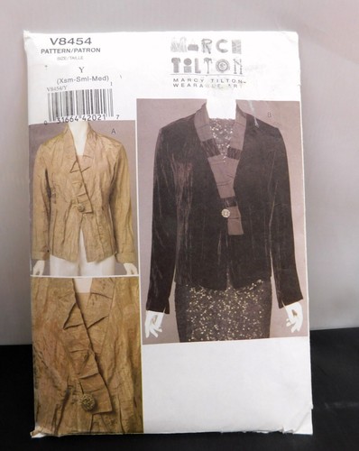 Vogue V8454 Sewing Patterns TOPS SHIRTS Misses' Size XS-M UC FF