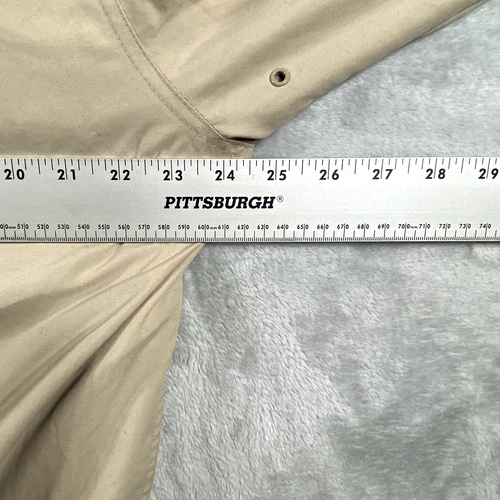 Vantage Mens L U.S. Navy Full Zip Jacket Tan Water/Wind Resistant - Picture 5 of 7