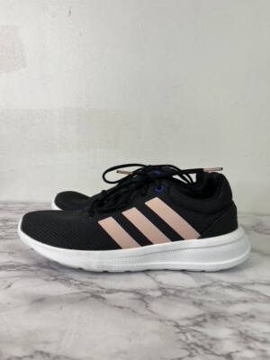 Adidas Women's Lite Racer CLN 2.0 Black / Pink  Sneaker SZ 8