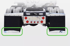 2pcs Aluminium Mud Flap Weight 24 X 4 3 Stud For 24 Universal Semi Truck