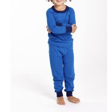 The Company Store Kids Snug Fit Blue PJ  s Set Cotton Soft Infant 2T Pajama new