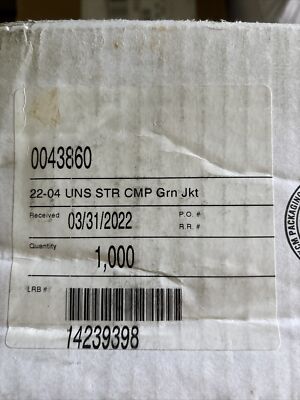 SmartWire 22-04 UNS STR CMP/ GRN Jkt Wire APPROX 500 