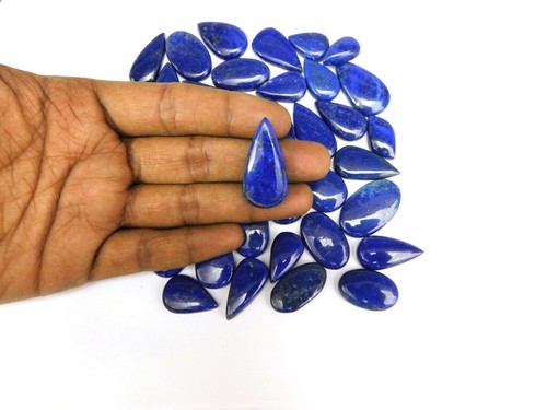 Top Quality handmade Blue Lapis Lazuli Cabochon Gemstone Lot Wholesale Lot 71448 - Picture 4 of 16