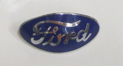 1934 Ford Car & 1938 Ford Deluxe Radiator Shell Emblem Logo BLUE 40 ...