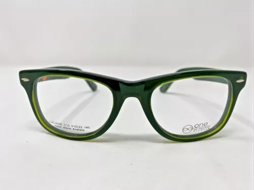 Ad Infinitum Eyewear Eyeglasses Frame France 1-KL4008 C10 51-22-145 Green 4249