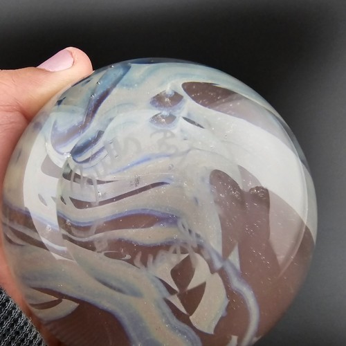 Bull's Bridge Glass Singed Art Glass Vase Paperweight Bottle No Stopper - Picture 5 of 12