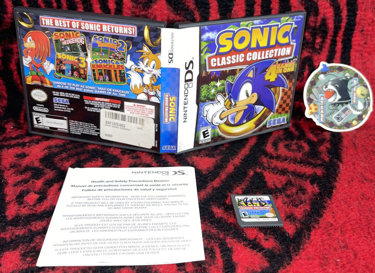 Case & Manual Only Sonic Classic Collection Nintendo DS