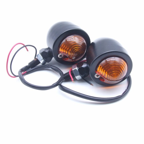 2x Motorrad Roller Zusatzscheinwerfer Nebelscheinwerfer mit Blinker Universal - Picture 9 of 9