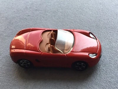 majorette porche boxster rouge ref:n°219/220 Ech:1/60 sans boite - Photo 1/4