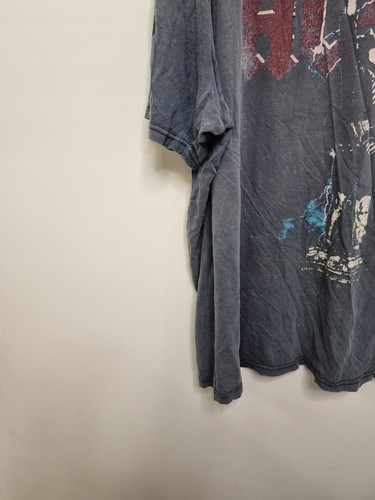 vintage ac/dc shirt adult size 2xl grey distressed music rock 80s 90s - Picture 5 of 10