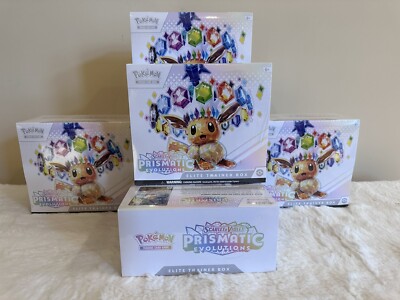 1BOX分30packs Prismatic Evolution ETB Pokemon Prismatic Evolutions Elite Trainer Box (ETB) BRAND