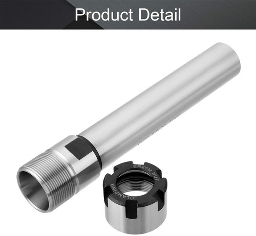 C20-ER20M-100L Collet Chuck Extension Rod Straight CNC Milling Tool Holder 42Cr - Picture 2 of 4