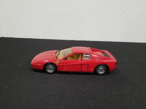 REVELL FERRARI TESTAROSSA 1988 RED VINTAGE VTG DIECAST MODEL CAR 1:24 AS-IS - Picture 10 of 13