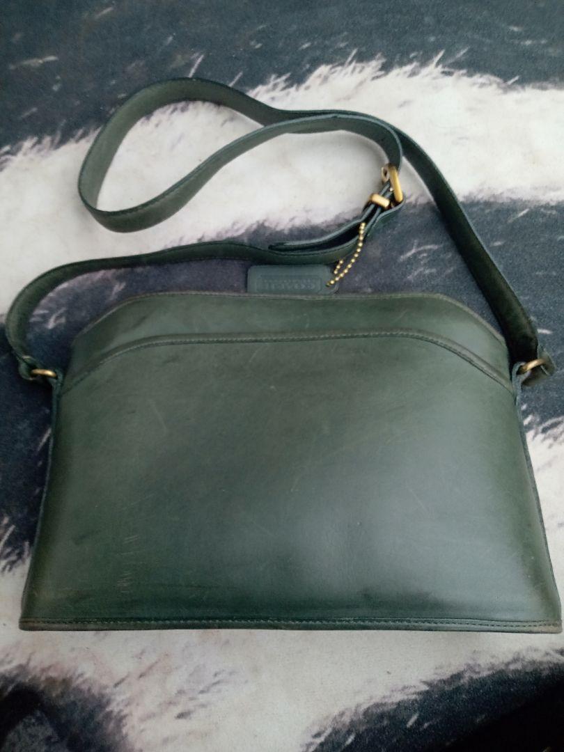 Old Coach 101-53 Shoulder Bag Green | eBay Old Coach 101-53 Shoulder Bag Green | eBay