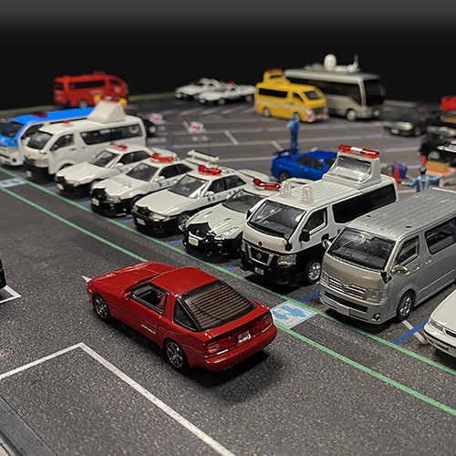 1:64 Parking Lot Diorama Model Car Mat Vehicle Scene Display Mouse Pad Mat - Picture 18 of 20