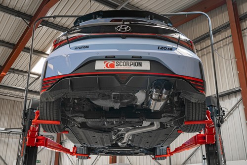 Escape Scorpion para Hyundai i20N 21-22 GPF-back con válvula electrónica válvula - Imagen 2 de 6
