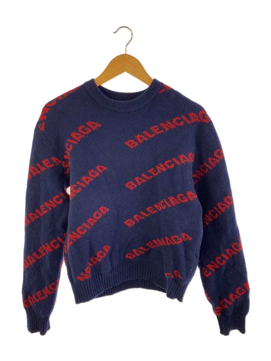 【関税＆送料込み】Balenciaga Black And Grey Wool Raglan Co eCom-808454T17031401_F.jpg?v=1