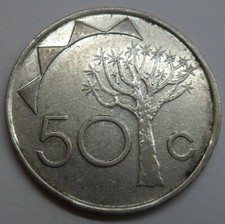 Namibia  50 Cents 1993, 2010  (Ihre Wahl) ## C3