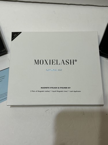 New! MoxieLash Natural Kit 3 Pair Reusable Magnetic False Lashes + 60 Swabs! - Picture 3 of 6