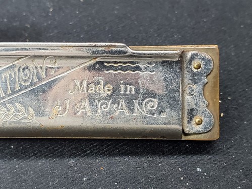 ANTIQUE 1915 CORONATION HARMONICA, T. YAMAHA,MADE IN JAPAN No 152 - Picture 8 of 12