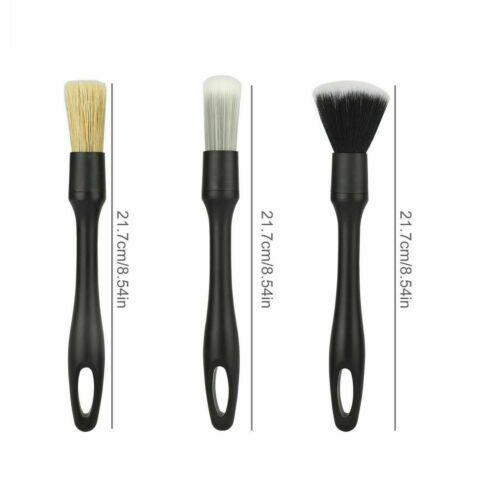 Kit de limpieza de cabello de lavado automático de jabalíes cepillo para detalles de automóviles motor para juego de limpieza de ruedas - Imagen 6 de 12